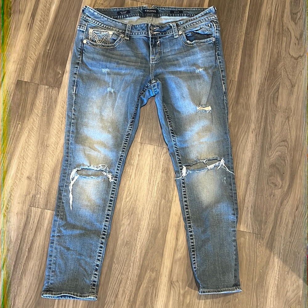 Vigoss Distressed Boyfriend Jeans